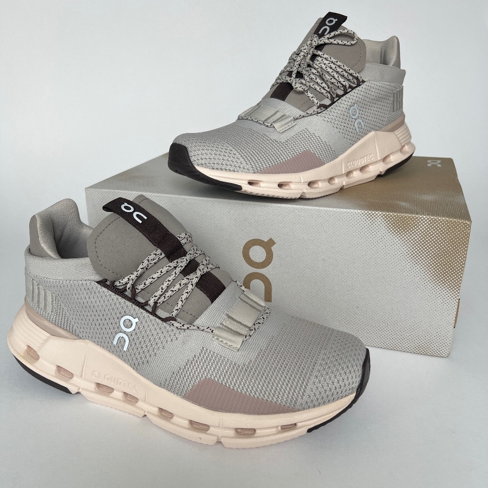 On Running Shoes | Cloudnova | Women's 8 | Pearl/Shell | NWT